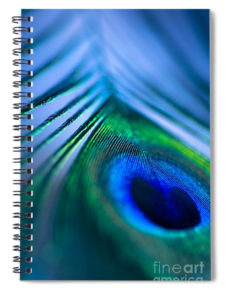 Blue Spiral Notebook featuring the photograph Do You Dream In Colour? by Jan Bickerton