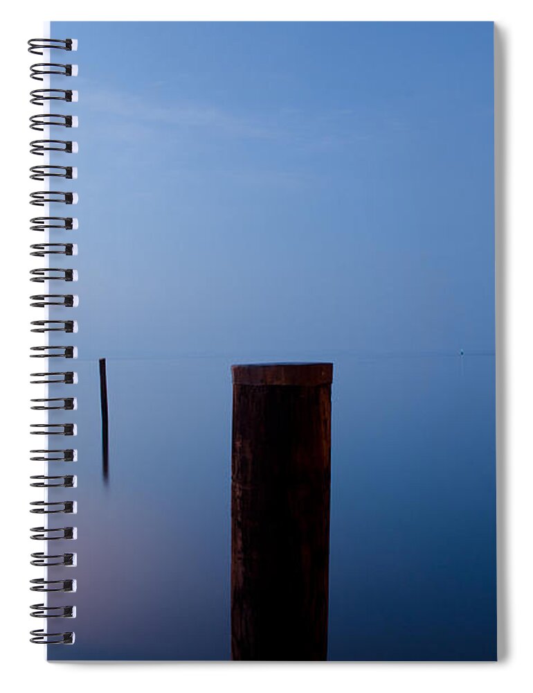 Dock Spiral Notebook featuring the photograph Dock of the Morning by Gary Wightman