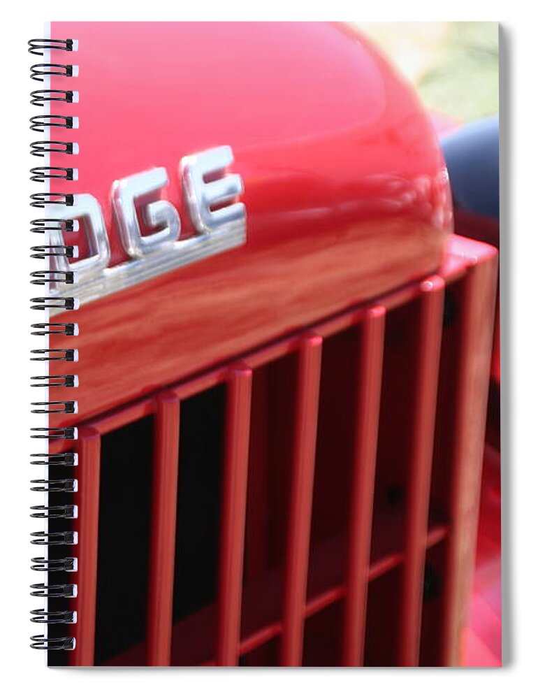 Dodge Spiral Notebook featuring the photograph Dodge by David S Reynolds