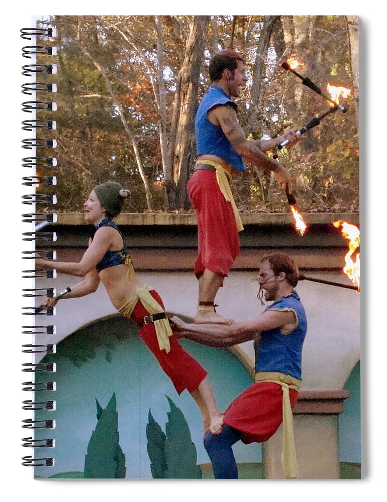 Fine Art Spiral Notebook featuring the photograph Don't Try This at Home by Rodney Lee Williams
