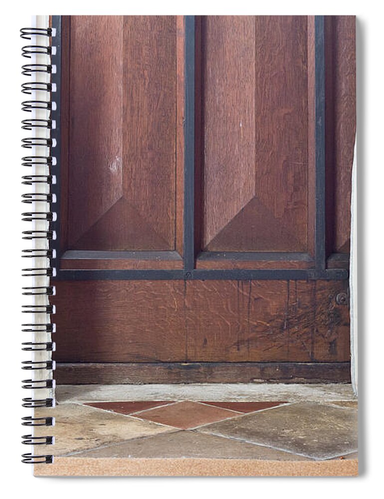 Access Spiral Notebook featuring the photograph Door by Tom Gowanlock
