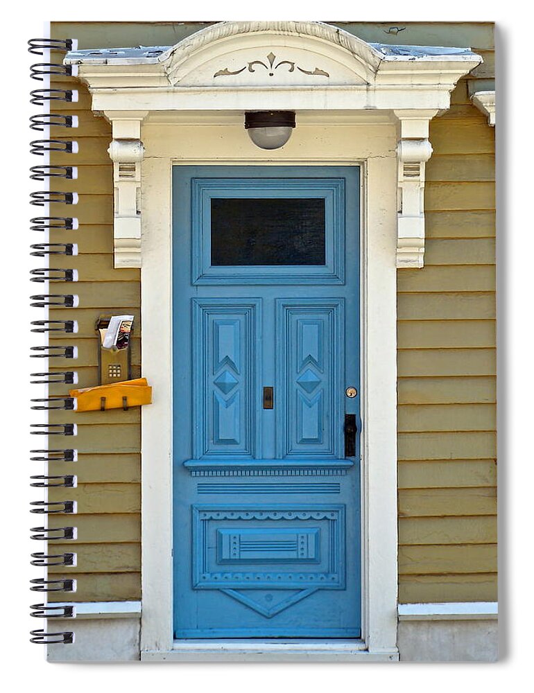 Doors Spiral Notebook featuring the photograph Doorway Hudson New York by Ira Shander