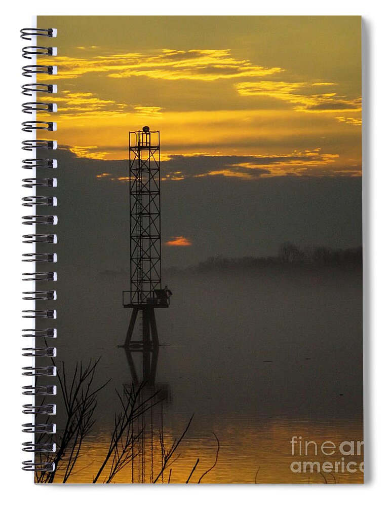 River Spiral Notebook featuring the photograph Down by the River by Robyn King
