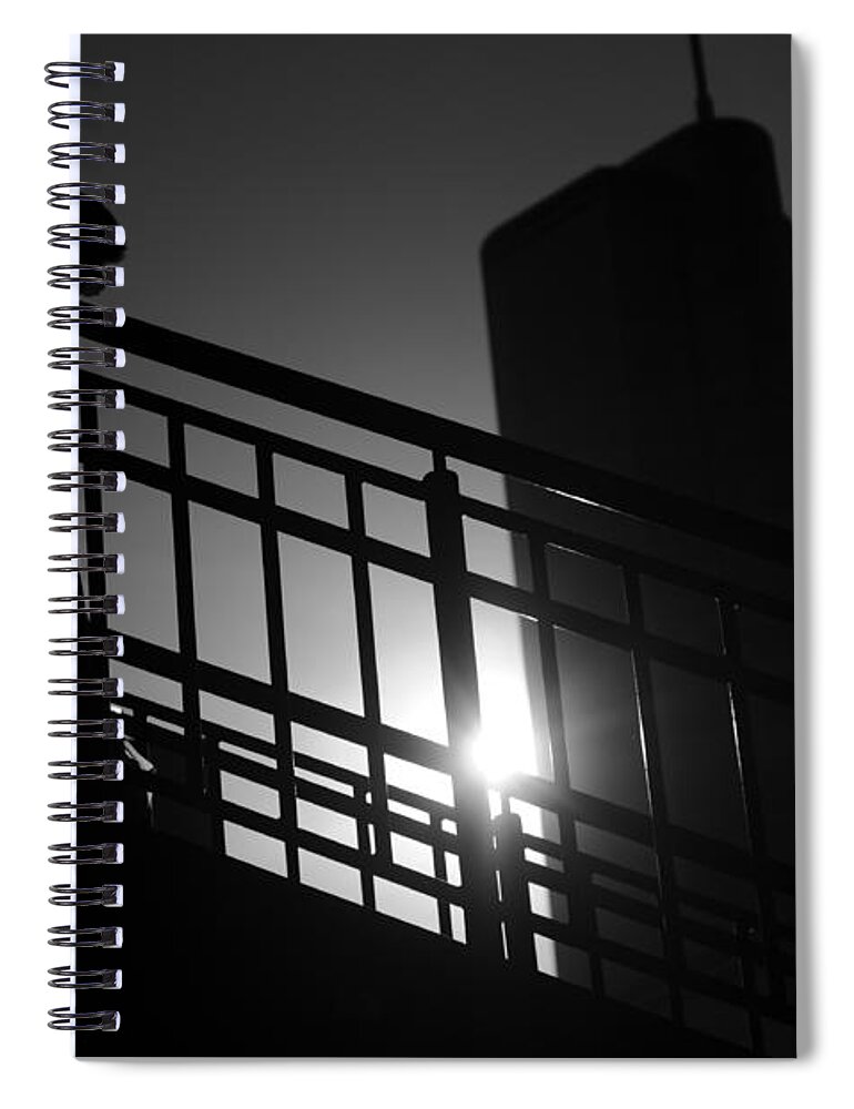 Chicago Spiral Notebook featuring the photograph Down in the City by Miguel Winterpacht