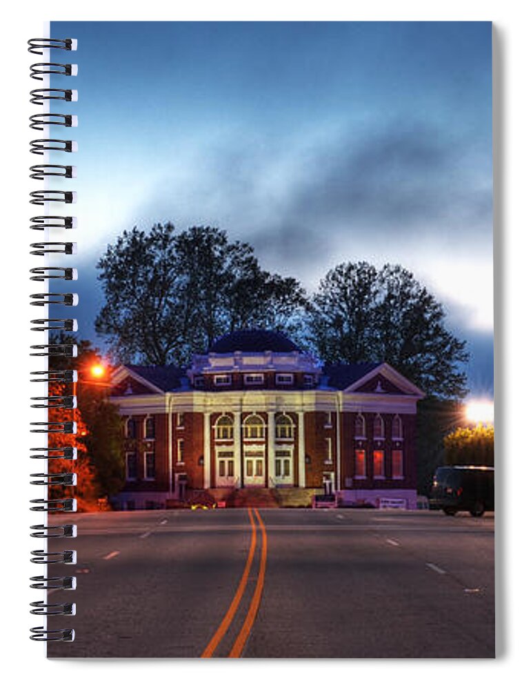 Murphy North Carolina Spiral Notebook featuring the photograph Downtown Murphy by Greg and Chrystal Mimbs