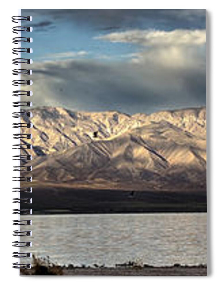 California Spiral Notebook featuring the photograph Drama at Salton Sea by Betty Depee