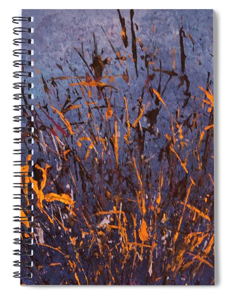 Blue Spiral Notebook featuring the painting Dreaming of You by Todd Hoover
