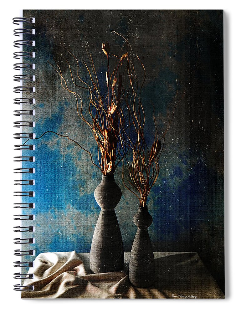 Plants Spiral Notebook featuring the photograph Dried Flowers by Randi Grace Nilsberg