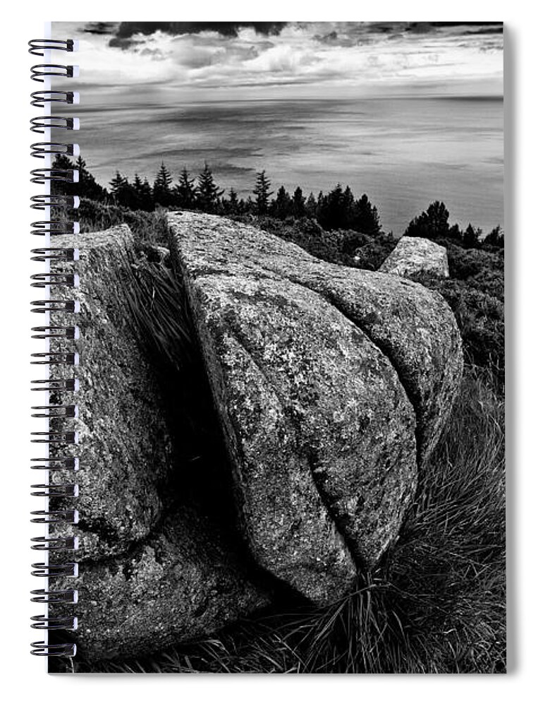 Drinneevar Spiral Notebook featuring the photograph Drinneevar view by Nigel R Bell