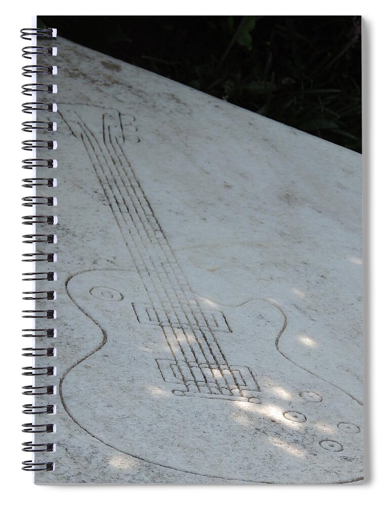 Duane Allman Spiral Notebook featuring the photograph Duane's Still Playin by Aaron Martens