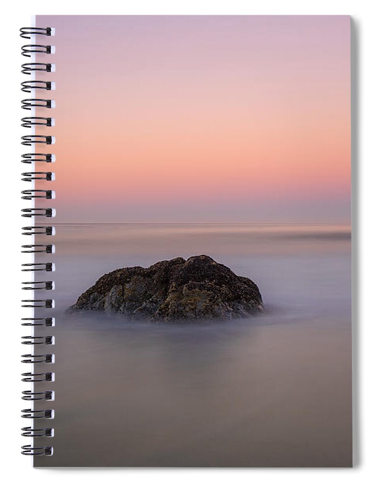 Pacific Ocean Spiral Notebook featuring the photograph Dum spiro spero by Adam Mateo Fierro