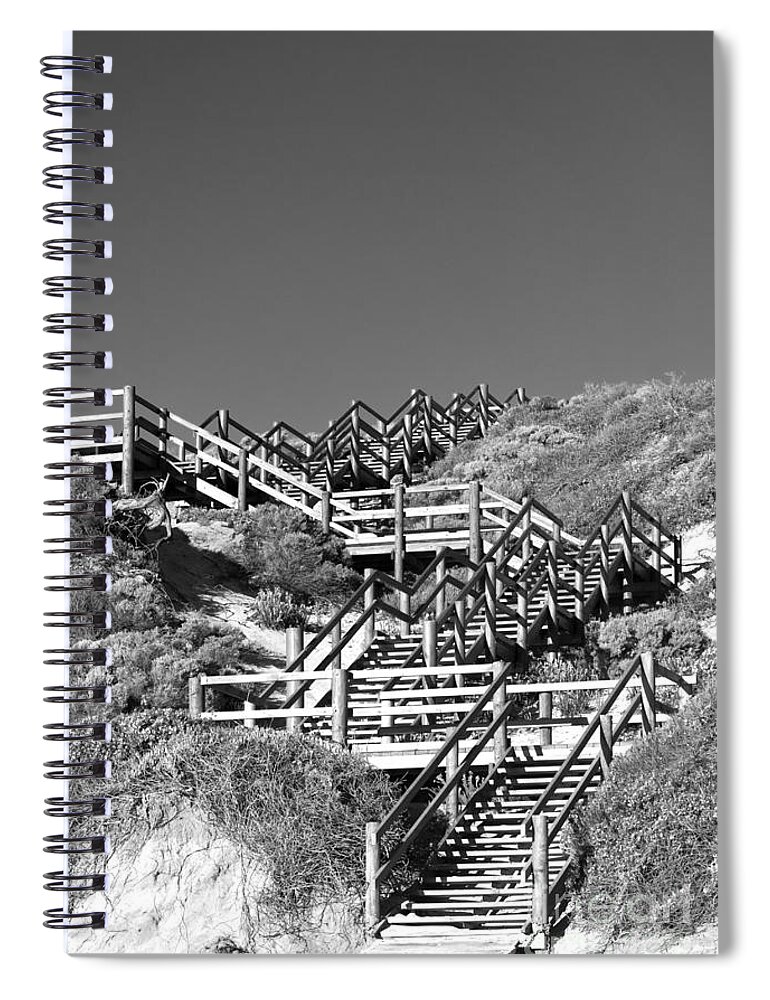 Australia Spiral Notebook featuring the photograph Dune Steps 03 by Rick Piper Photography
