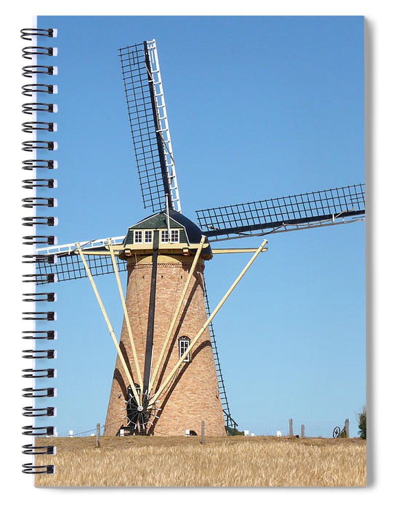 Australia Spiral Notebook featuring the photograph Dutch Windmill - Western Australia by Phil Banks