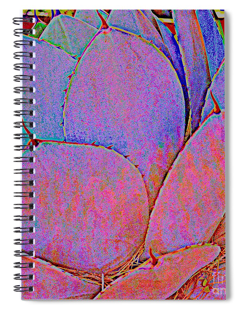Cactus Spiral Notebook featuring the photograph Duvet 147 by Diane montana Jansson