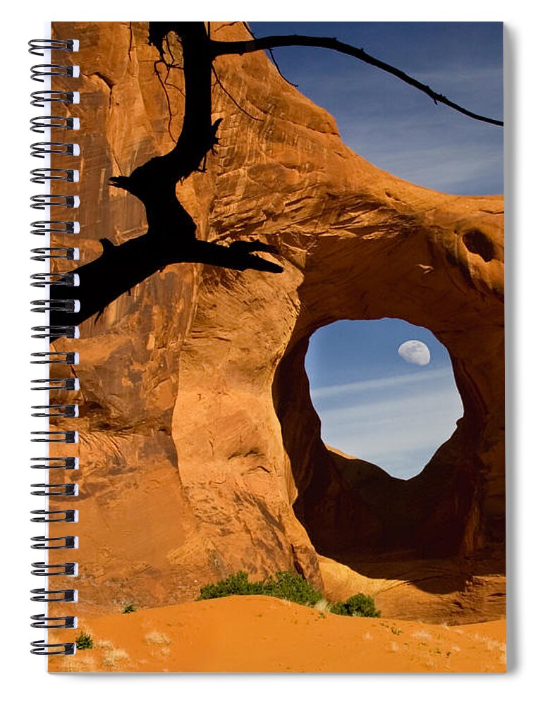 Landscape Spiral Notebook featuring the photograph Ear Of The Wind by Susan Candelario