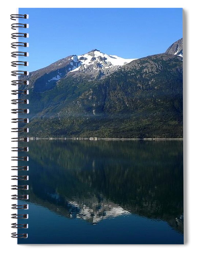 Alaska Spiral Notebook featuring the photograph Early Morning Fog by Kathy Churchman