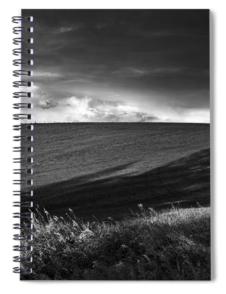 Black And White Spiral Notebook featuring the photograph Earth Voices by Theresa Tahara