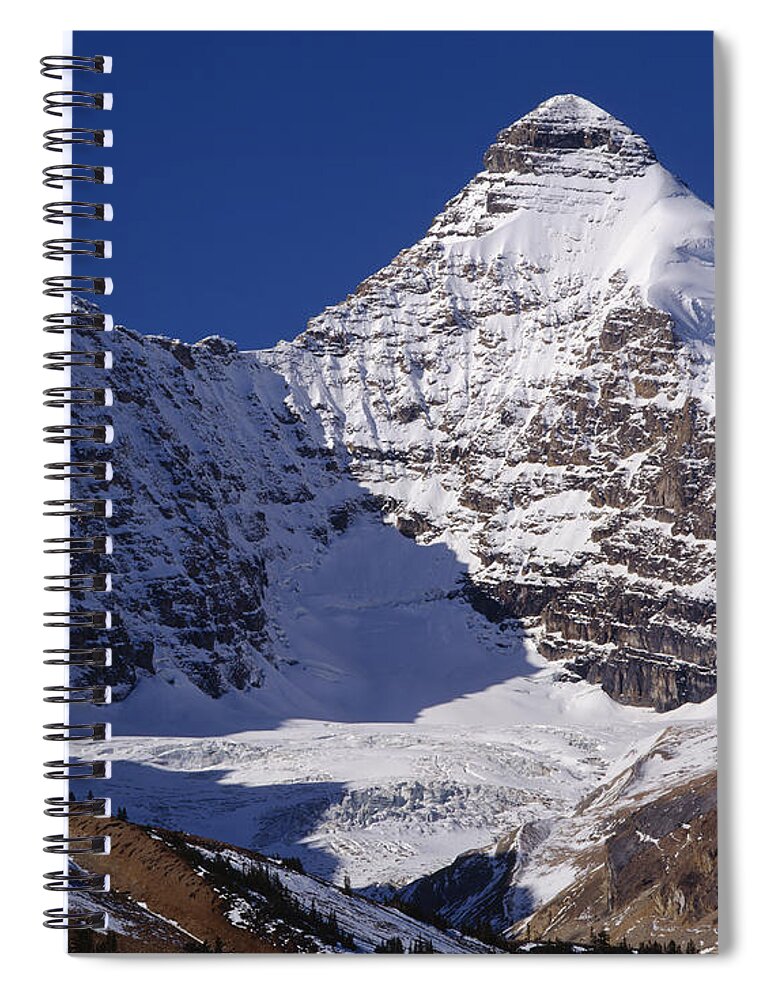 East Face Spiral Notebook featuring the photograph 1M3737-East Face Mt. Athabasca by Ed Cooper Photography