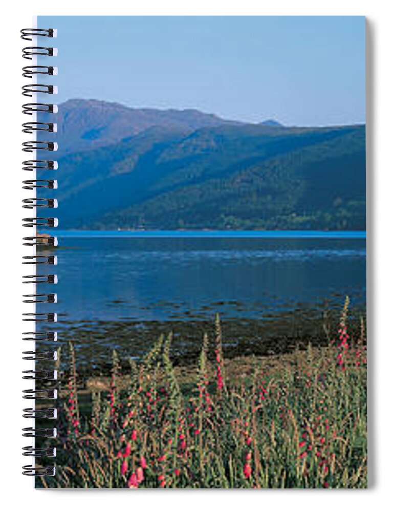Photography Spiral Notebook featuring the photograph Eilean Donan Castle & Loch Duich by Panoramic Images