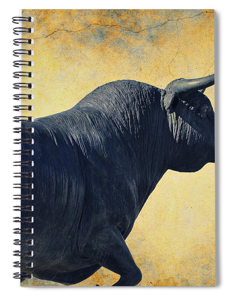 El Toro Spiral Notebook featuring the photograph El Toro by Mary Machare
