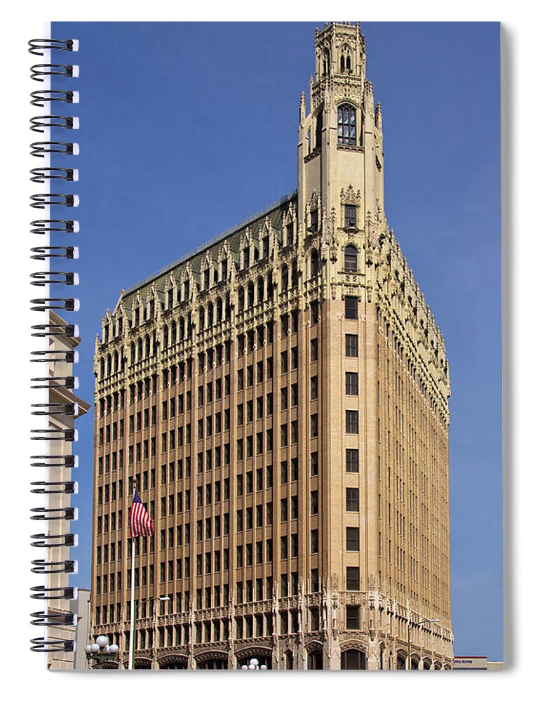 Emily Morgan Hotel Spiral Notebook featuring the photograph Emily Morgan Hotel by Jemmy Archer