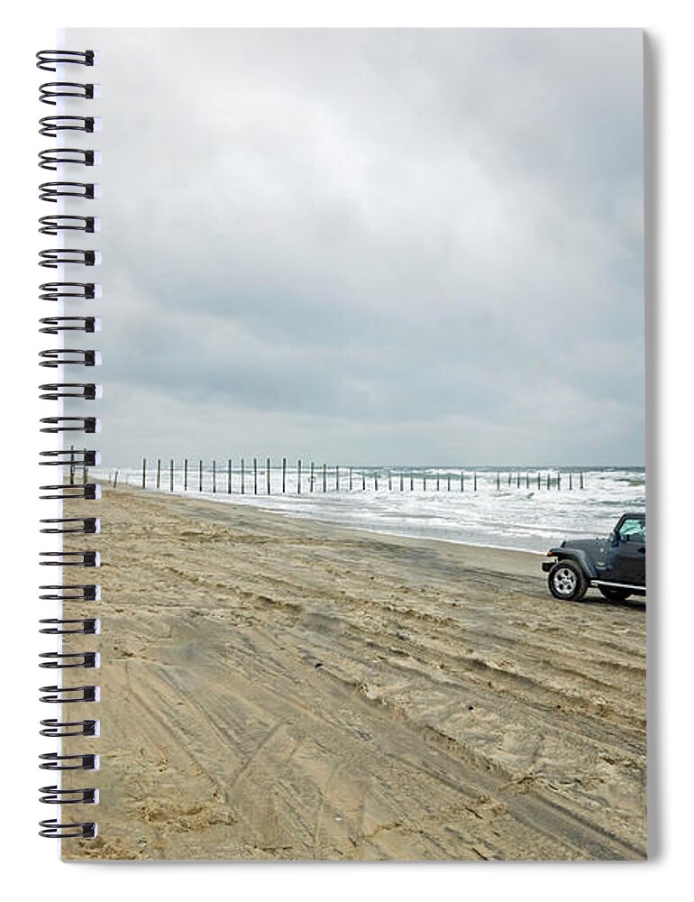 Carova Spiral Notebook featuring the photograph End of the Road by Photographic Arts And Design Studio