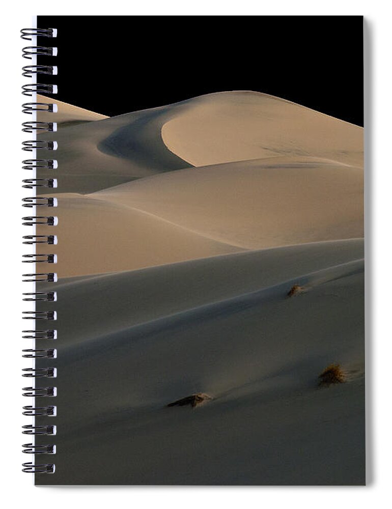 Death Valley Spiral Notebook featuring the photograph Eureka Dune Dreams by Joe Schofield