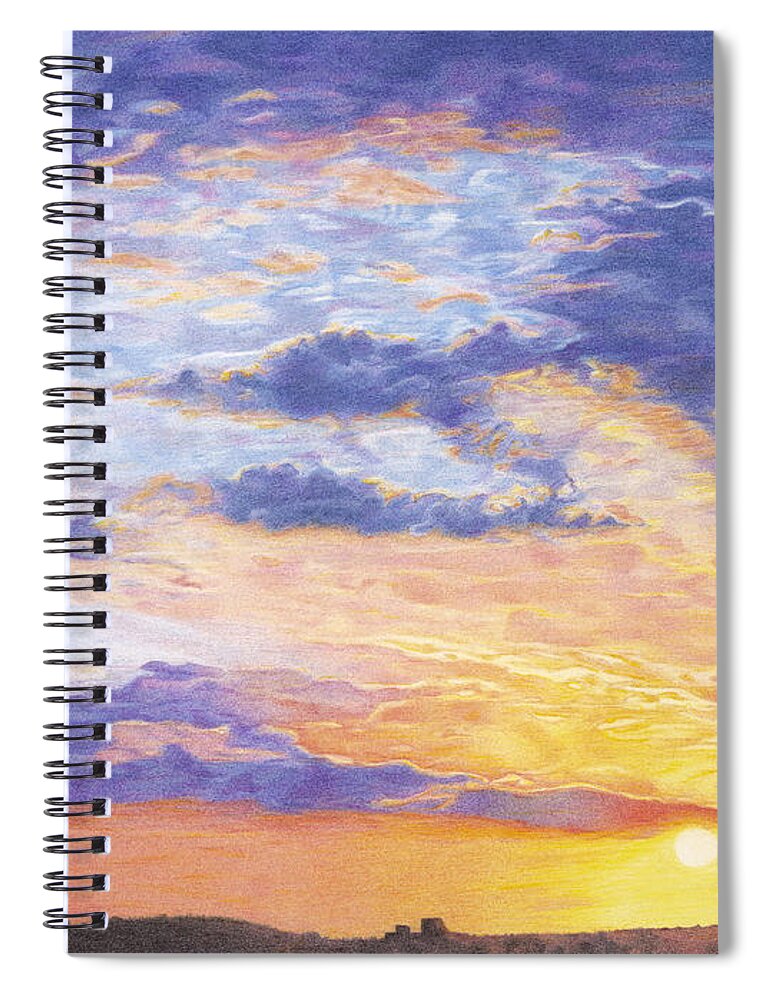 Evening Sky Spiral Notebook For Sale By Diana Hrabosky
