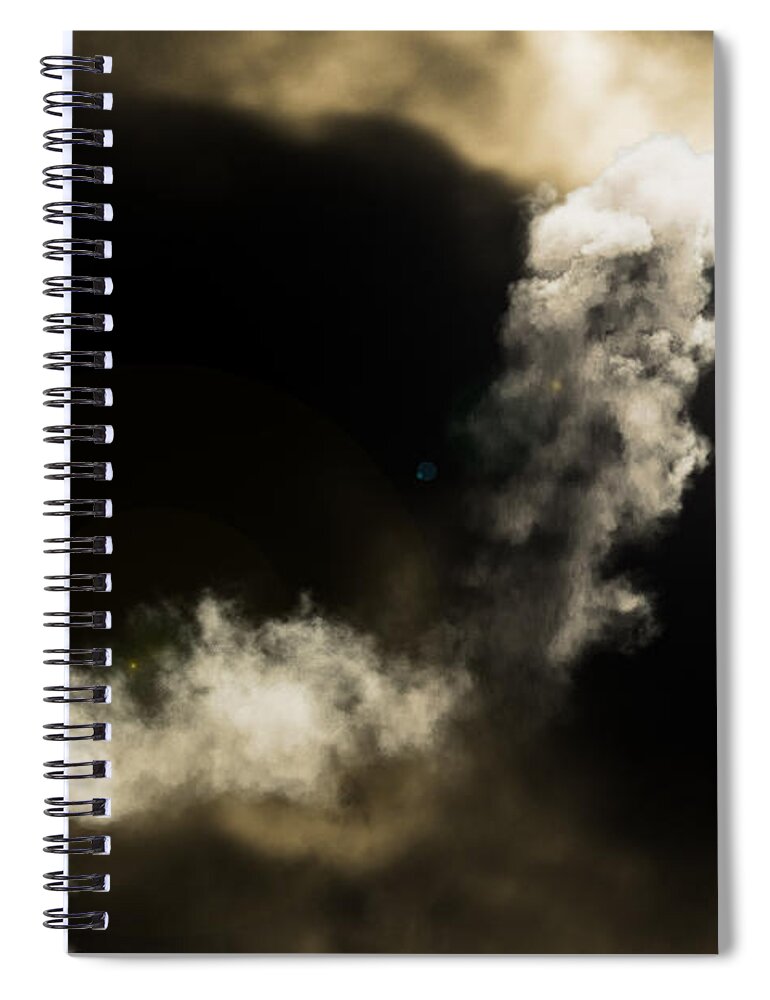 Extra 300 Spiral Notebook featuring the photograph Extra Smoke by Paul Job