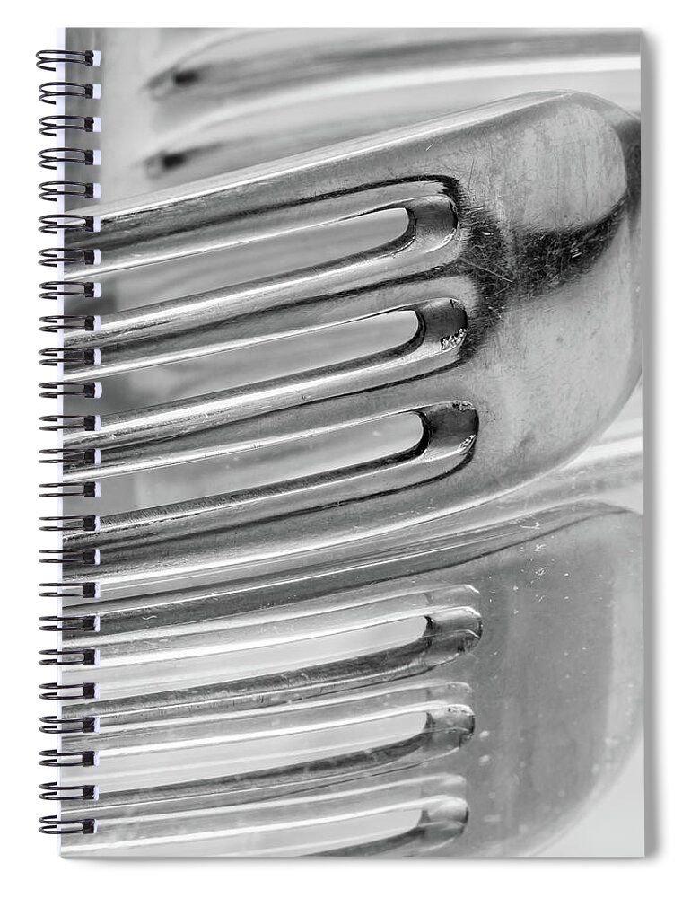 Silver Colored Spiral Notebook featuring the photograph Face To Face by Ian Grainger