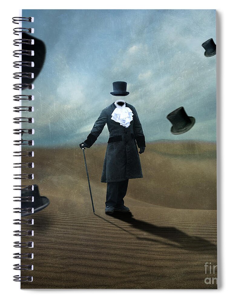 Death Valley Spiral Notebook featuring the photograph Faceless by Juli Scalzi
