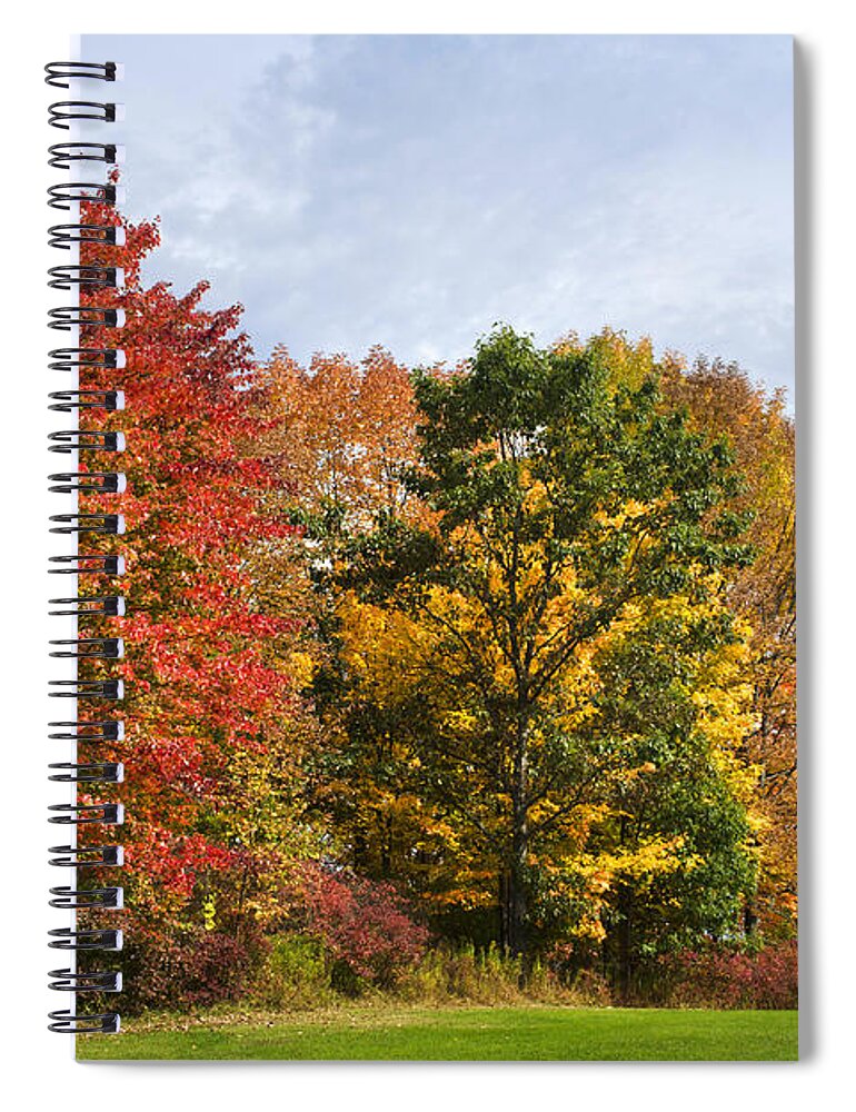 Fall Colors Spiral Notebook featuring the photograph Fall Colors by Christina Rollo