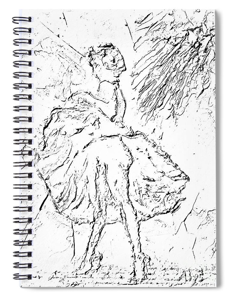 Marilyn Spiral Notebook featuring the painting Fantasy by Alys Caviness-Gober