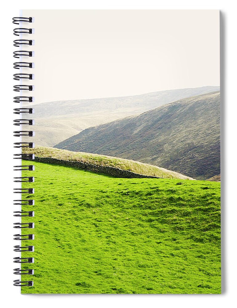 Scenics Spiral Notebook featuring the photograph Farmers Wall by Mark Leary