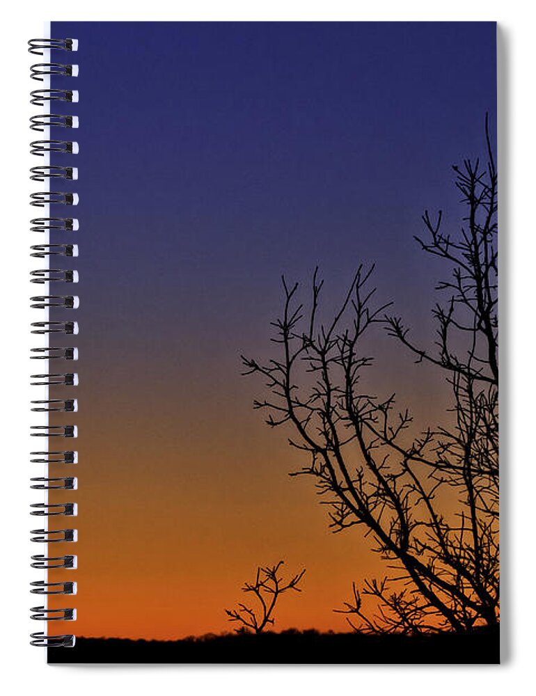 Moon Spiral Notebook featuring the photograph Favorite Moon by Jan Killian