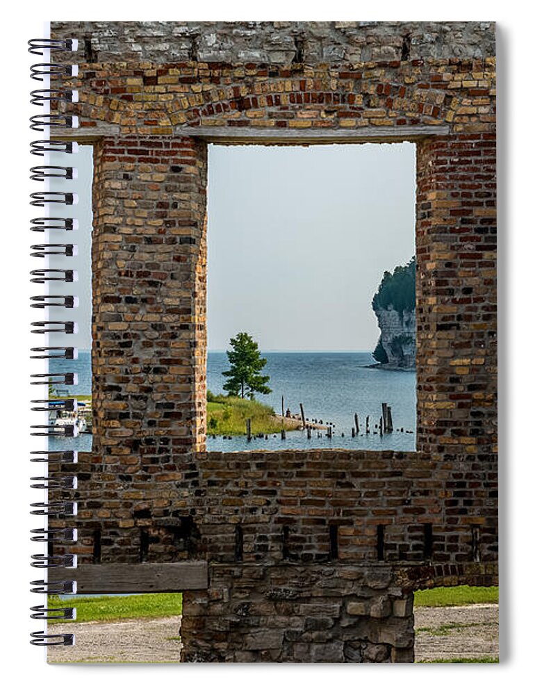 Historic State Park Spiral Notebook featuring the photograph Fayette Ruins by Paul Freidlund