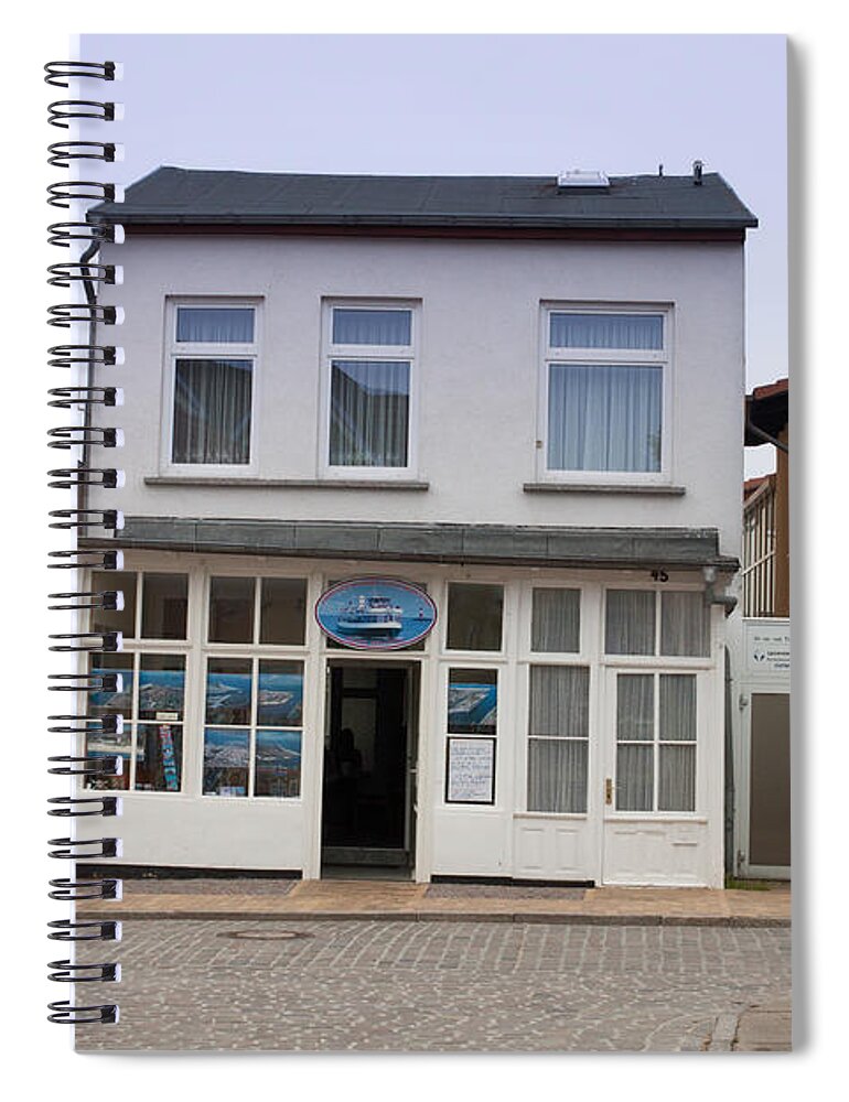 Europe Spiral Notebook featuring the photograph Fishermans House Wernamunde Germany by Thomas Marchessault