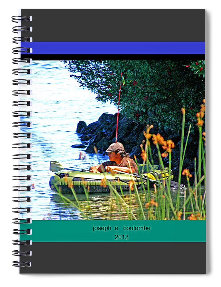 Tube Fishing Spiral Notebook featuring the photograph Fishn my Way by Joseph Coulombe