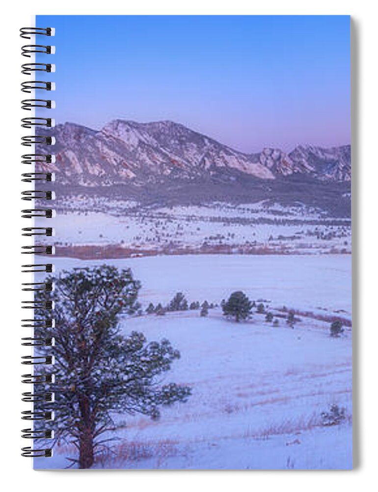 Sunrise Spiral Notebook featuring the photograph Flatiron Sunrise by Darren White