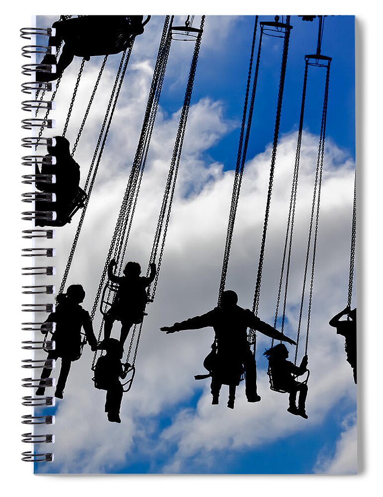 Ride Spiral Notebook featuring the photograph Flight by Caitlyn Grasso