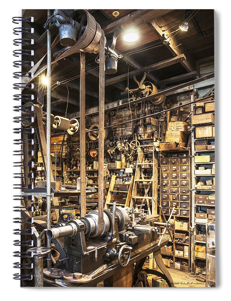 Kregel Windmill Co Spiral Notebook featuring the photograph Floor To Ceiling by Ed Peterson