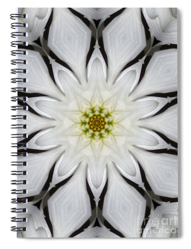 Special Offer Spiral Notebook featuring the digital art Flower 2c13 by Oksana Semenchenko