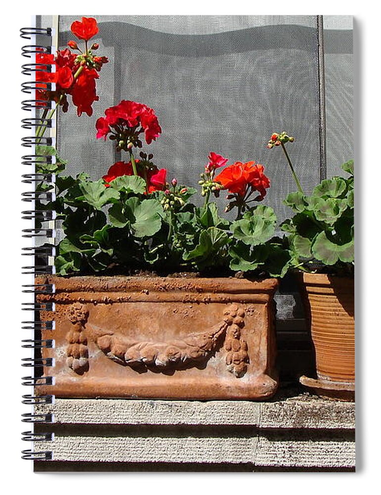 Flowers Spiral Notebook featuring the photograph Flowers of New York by Ira Shander