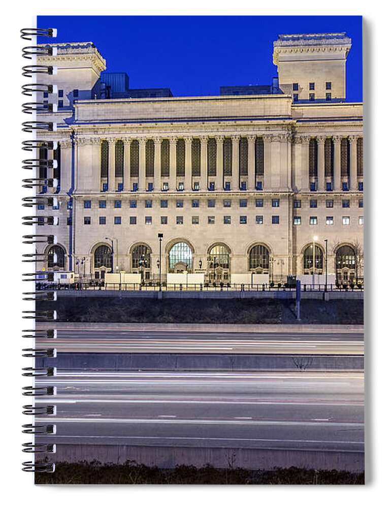 Www.cjschmit.com Spiral Notebook featuring the photograph Flyby Justice by CJ Schmit