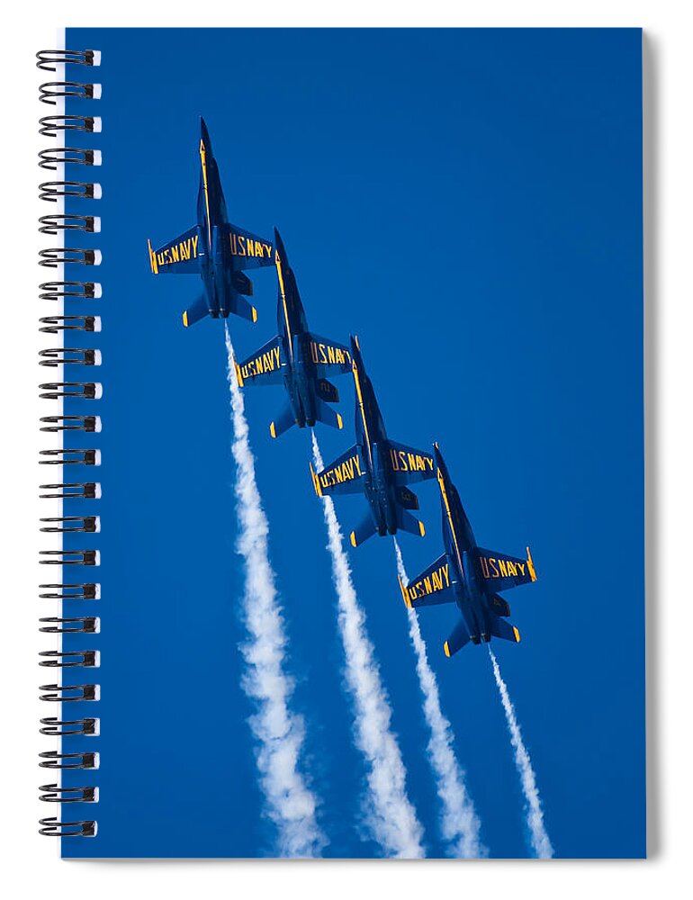 3scape Photos Spiral Notebook featuring the photograph Flying High by Adam Romanowicz