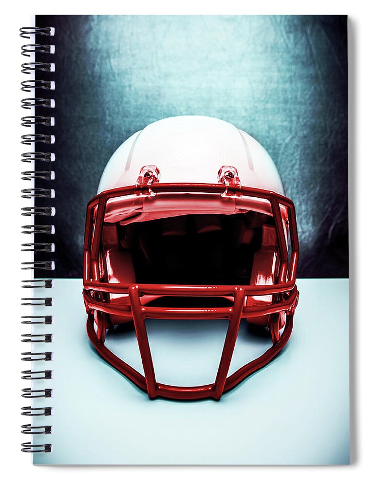 Toughness Spiral Notebook featuring the photograph Football Madness by Marilyn Nieves