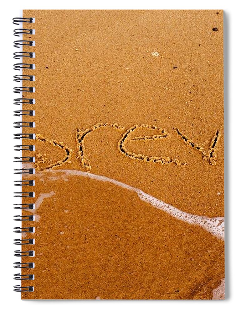 Fleeting Spiral Notebook featuring the photograph Forever by Allan Morrison