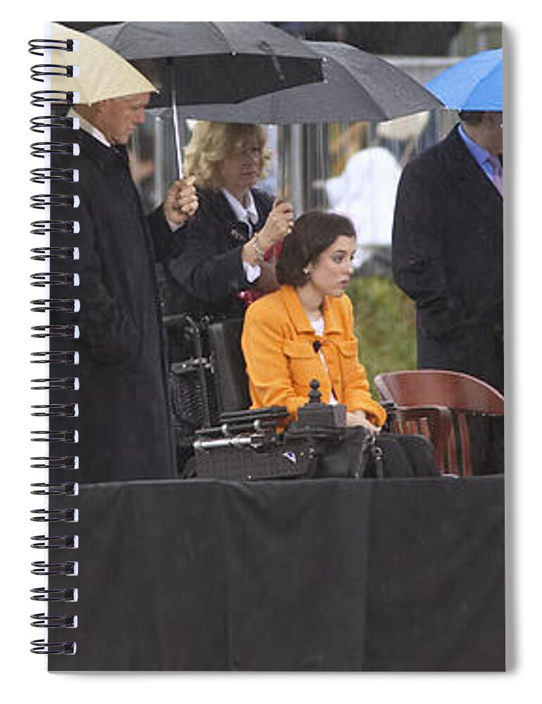 Photography Spiral Notebook featuring the photograph Former Us President Bill Clinton by Panoramic Images