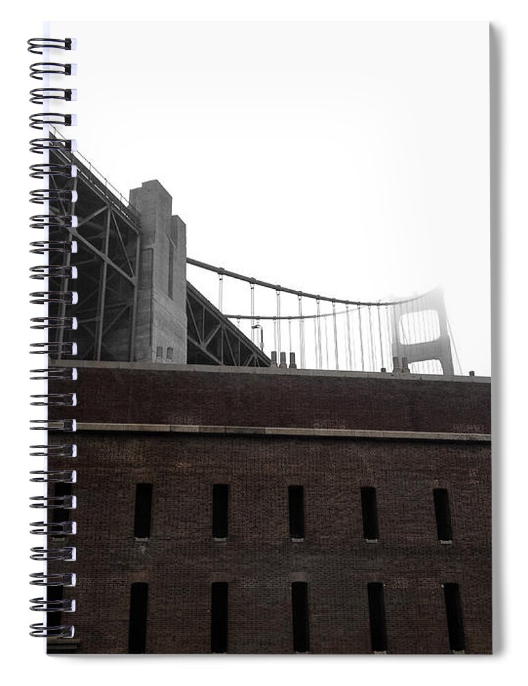 Fort Point Spiral Notebook featuring the photograph Fort Point by Spencer Hughes