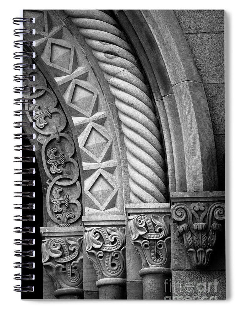 America Spiral Notebook featuring the photograph Four Arches by Inge Johnsson